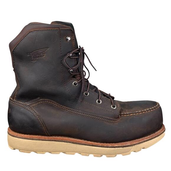 Red Wing Men’s Traction Tread Lite Brown Safety Toe Work Boot Size US 11.5 E2 - Picture 1 of 10